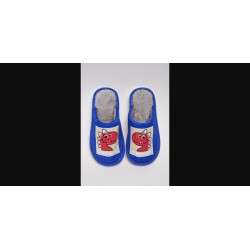 Капці дитячі Fashion PT706D сині з динозавром Капці дитячі Fashion PT706D сині з динозавром